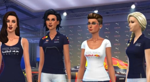 模拟人生4女士赛车系列服装MOD v2.4