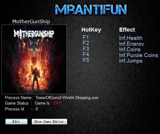 重炮母舰五项修改器 v3.4