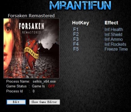 放逐者重制版五项修改器 v3.4