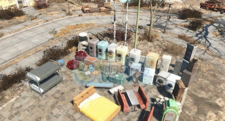 辐射4更多的家具和农作物MOD v2.5
