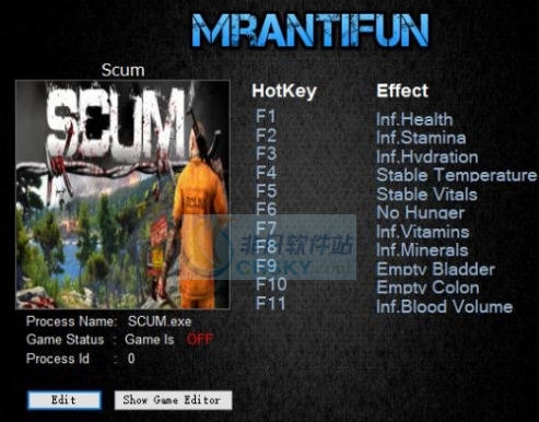 人渣十一项修改器 v0.1.17.9126