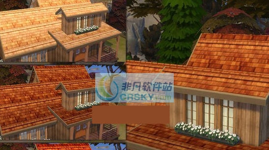 模拟人生4木质屋顶MOD v2.5