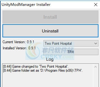 双点医院MOD安装工具(Unity Mod Manager) v2.8
