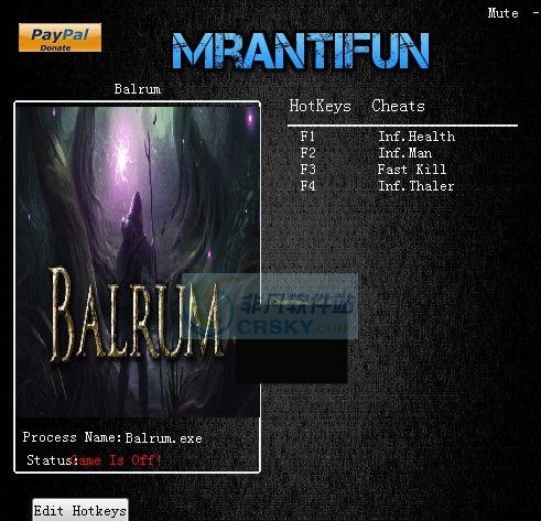 Balrum四项修改器 v3.3