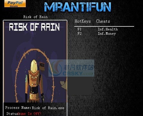 雨中冒险无限生命金钱修改器 v3.7