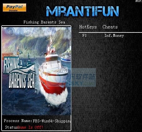 捕鱼巴伦支海一项修改器 MrAntiFunv1.5