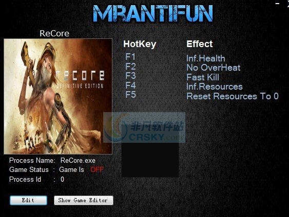 再生核心五项修改器 v3.5