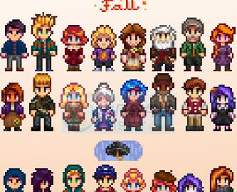 星露谷物语季节性服装MOD v2.6