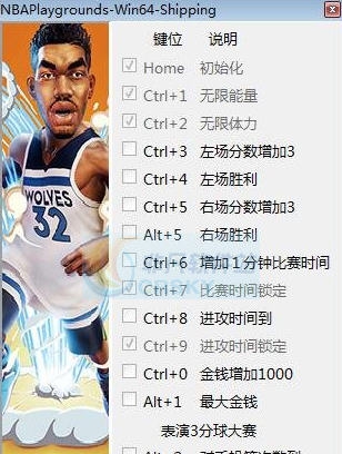 NBA2K游乐场2十五项修改器 v3.7