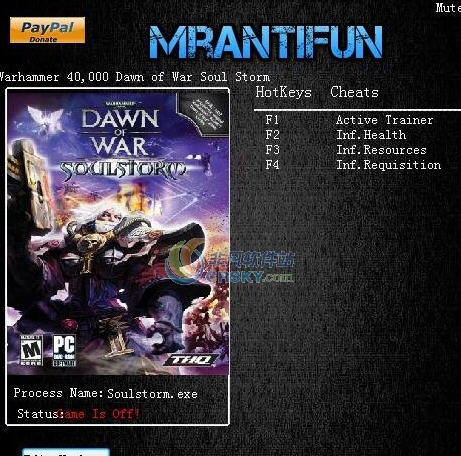 战锤40K战争黎明之灵魂风暴三项修改器 v3.5