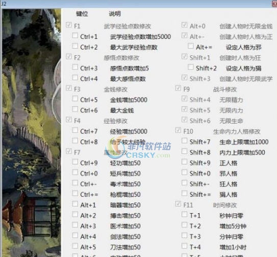 河洛群侠传四十四项修改器 v3.5