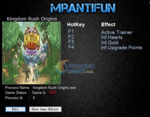 皇家守卫军起源三项修改器 v3.5