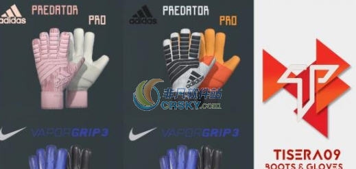 实况足球2019五款守门员手套补丁包 v2.5