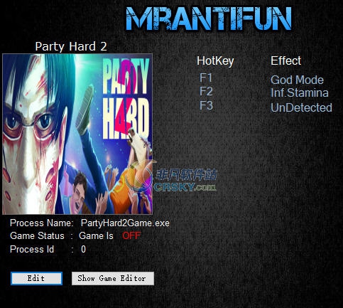 疯狂派对谋杀案2三项修改器 v3.6