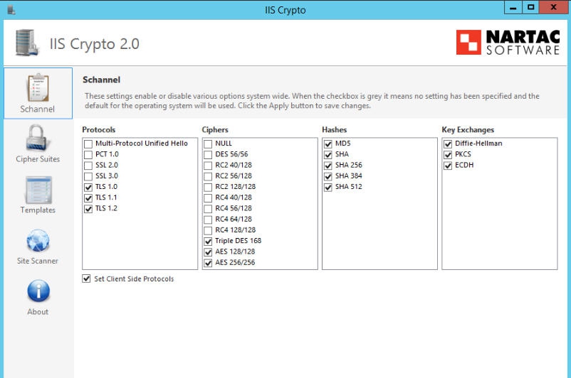 IIS Crypto(iis服务器安全管理工具) v2.7