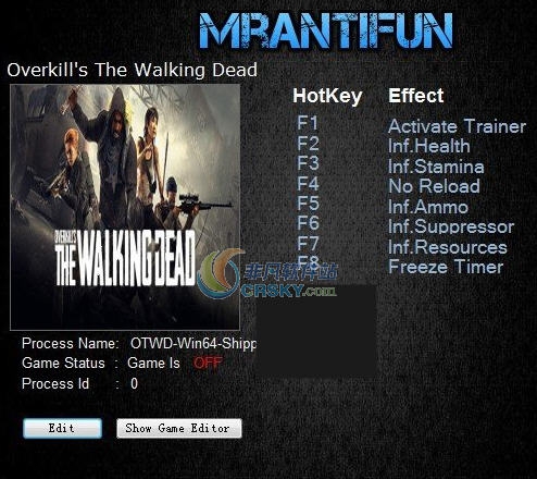 超杀行尸走肉八项修改器 v3.6