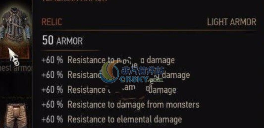 巫师3狂猎装备额外抗性MOD v2.3