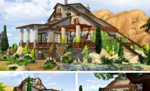 模拟人生4山上豪华别墅MOD v2.3