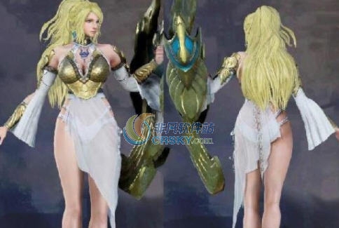 无双大蛇3雅典娜白色诱惑服装MOD v2.6