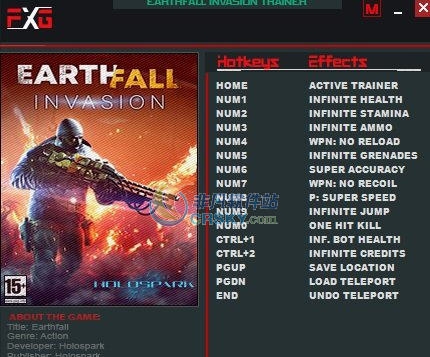 地球陨落十三项修改器 v3.6