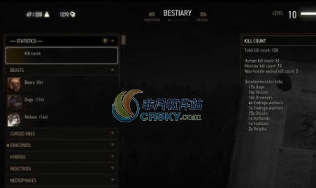 巫师3狂猎击杀数量统计MOD v2.4