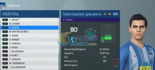 实况足球2019雷基克面部补丁 v2.3