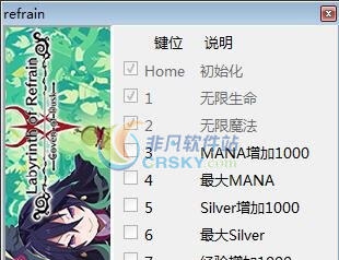 鲁弗兰的地下迷宫与魔女的旅团九项修改器 v2.5