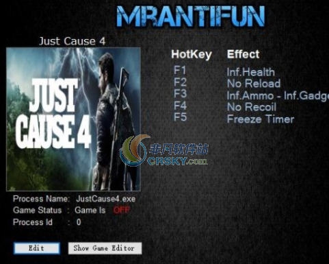 正当防卫4六项修改器 v3.7