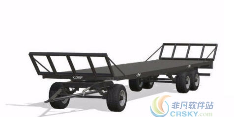 模拟农场19Fliegl DPW 180平板拖车MOD v2.7