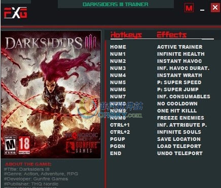 暗黑血统3十三项修改器 v3.5