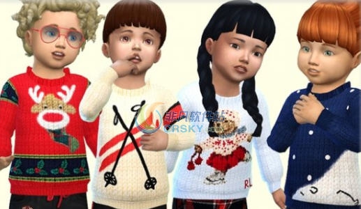 模拟人生4儿童冬天毛衣MOD v2.5