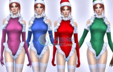 模拟人生4圣诞主题紧身衣裤MOD v2.4
