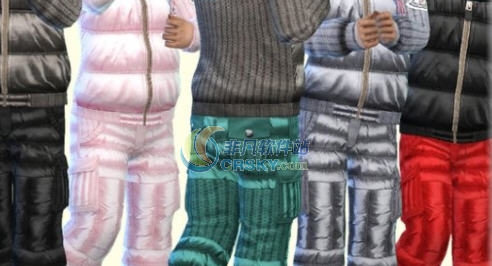 模拟人生4儿童羽绒裤MOD v2.5