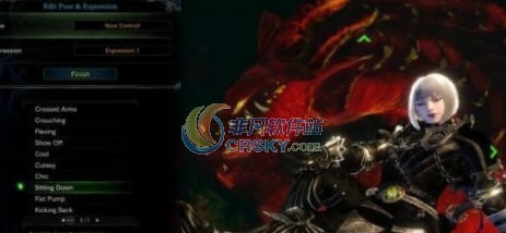 怪物猎人世界白发少女公会背景卡MOD v2.6