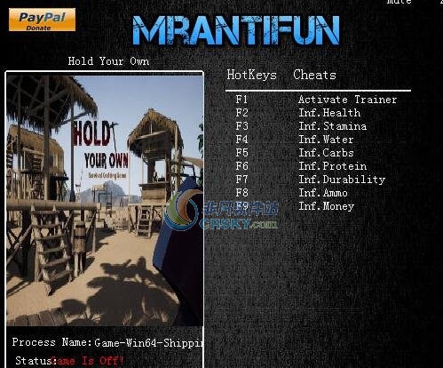 荒野求存八项修改器 v3.3