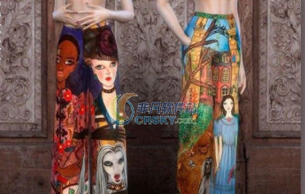 模拟人生4彩绘风格长裤MOD v2.3