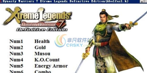 真三国无双6猛将传六项修改器 v3.6