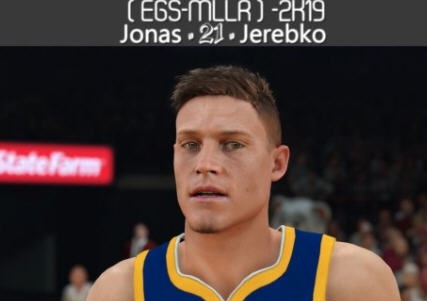 NBA2K19约纳斯杰雷布科身形面补MOD v2.5