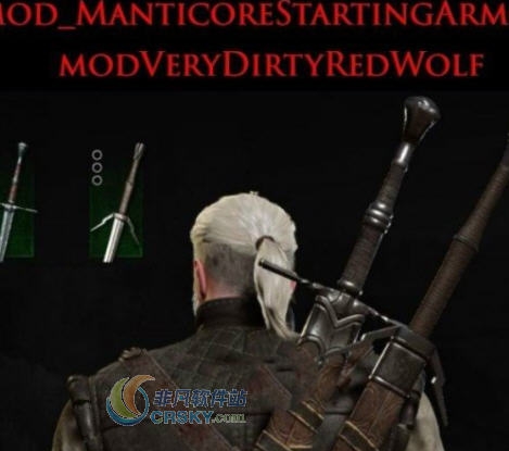 巫师3狂猎开局佩戴狼剑MOD v2.3