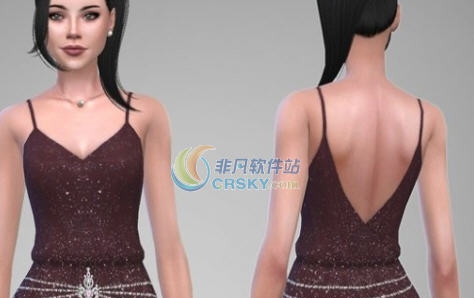 模拟人生4性感吊带闪光连身裤MOD v2.6