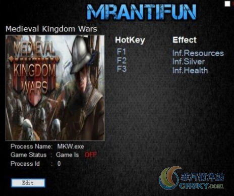 中世纪王国战争三项修改器 v3.5