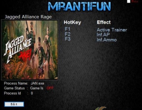 铁血联盟愤怒二项修改器 v3.3