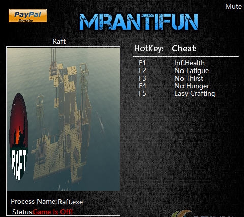 木筏生存五项修改器 v8.3376129