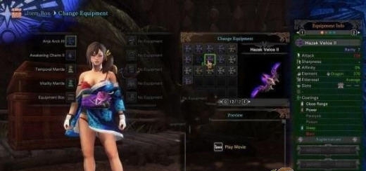 怪物猎人世界五元素弓箭MOD v2.6