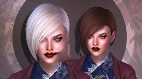 模拟人生4女性帅气刘海短发MOD v2.4