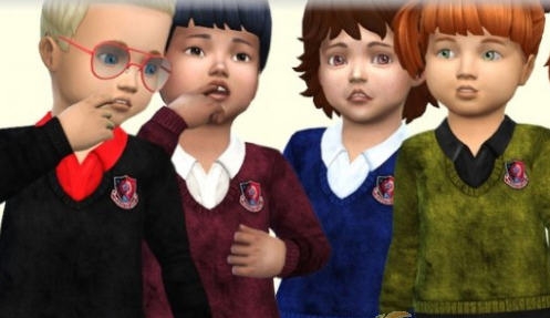 模拟人生4天鹅绒儿童毛衣MOD v2.5