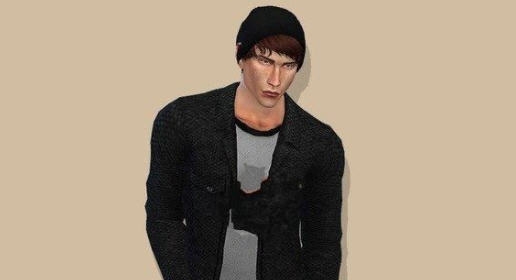 模拟人生4男士黑色夹克MOD v2.5