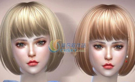 模拟人生4女性可爱短发MOD v2.6