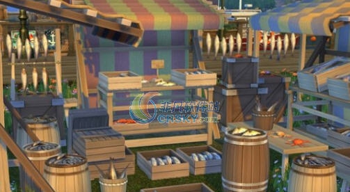 模拟人生4鱼市场装饰MOD v2.4