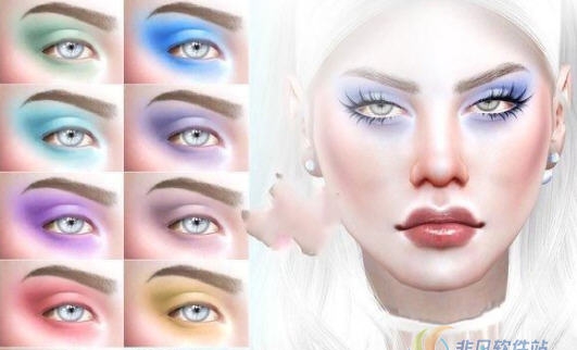模拟人生4冬季淡色眼影MOD v2.3